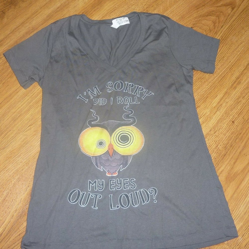 Nwt NEXT Level IDEAL T ROLL My EYES T-Shirt sz L